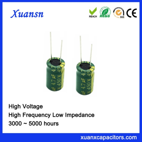 450V 4.7UF High Voltage Capacitor Low Impedance