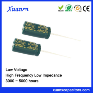 Audio Grade Electrolytic Capacitors 35V 470V High Frequency