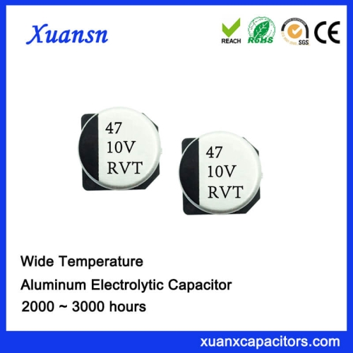 China SMD 47uf 10v Electrolytic Capacitor Chip Type