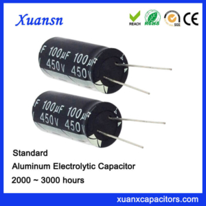 100UF 450V Aluminum Electrolytic Capacitors