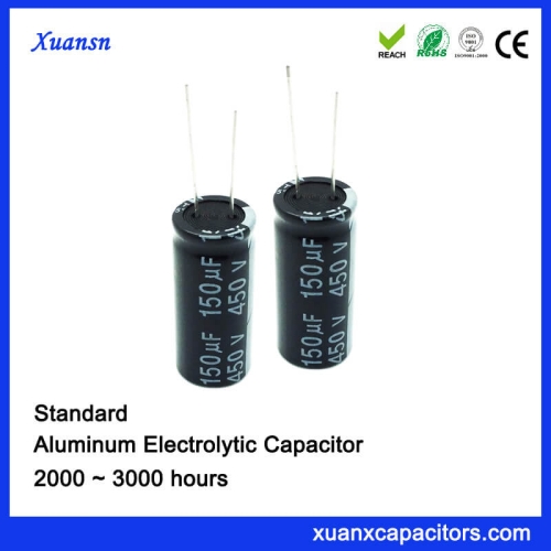 3000 Hours 150UF 450VEelctrolytic Capacitor