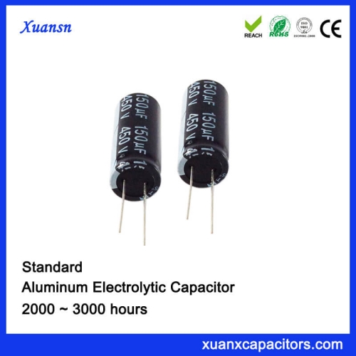 3000 Hours 150UF 450VEelctrolytic Capacitor