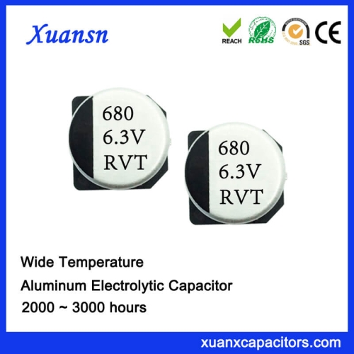 Hot Sale 680UF 6.3V 8*10.2 Standard SMD Capacitor