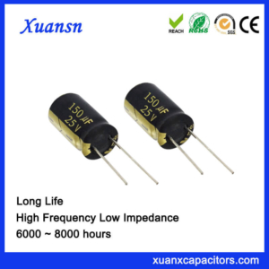 Electric Component 150UF 25V Capacitor Electrolytic