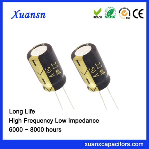 Best Seller 22UF 50V Electrolytic Capacitor Long Life