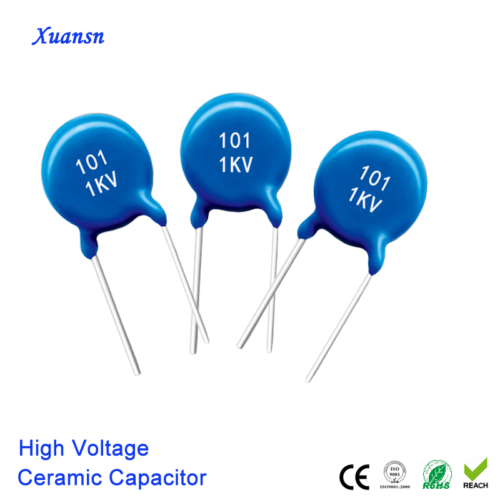 ceramic capacitor blue 101K1KV