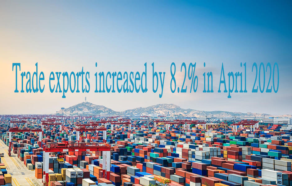 Recovery of foreign trade export growth in April 2020