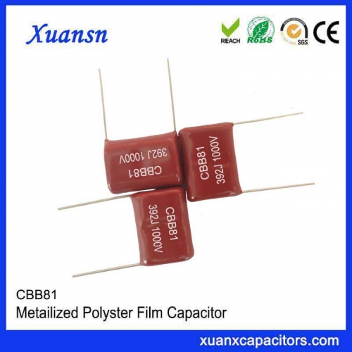 CBB81 metallized polypropylene film capacitor