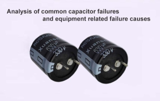 common capacitor failures